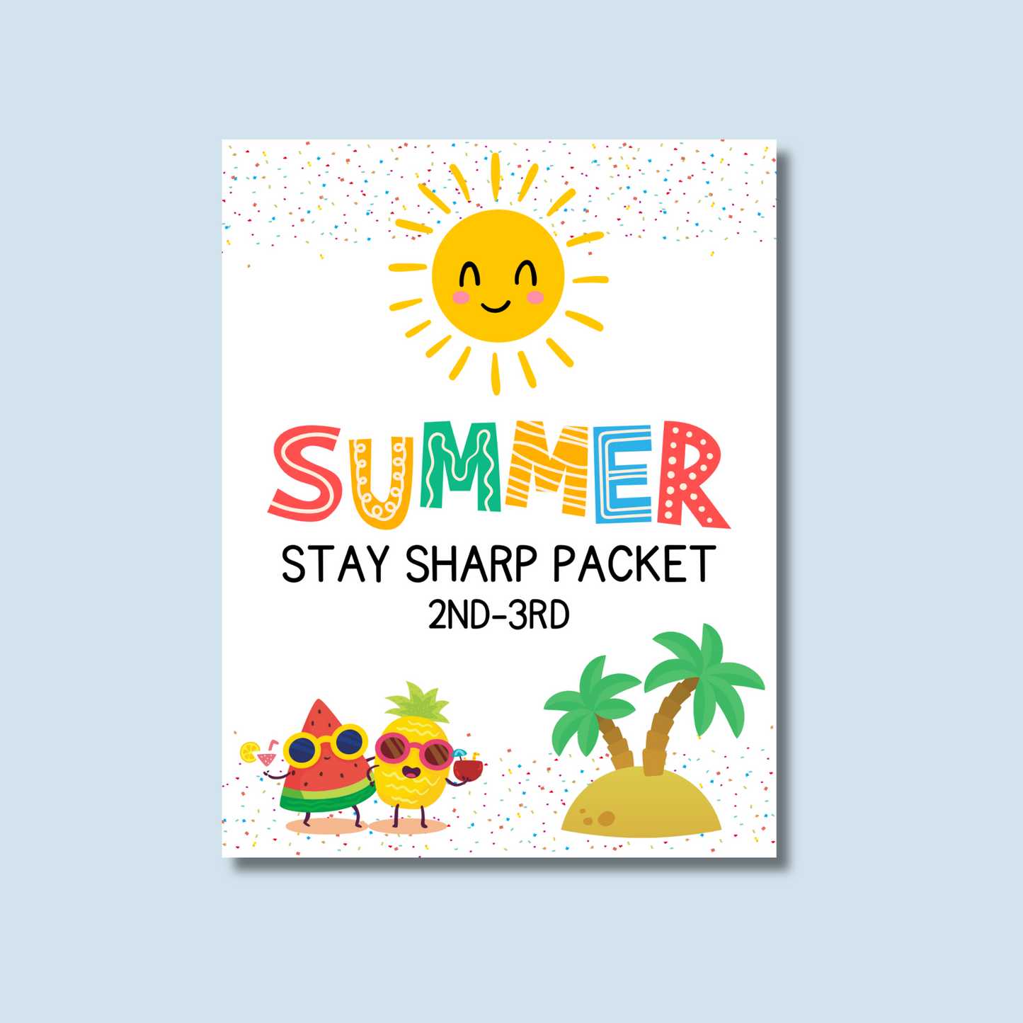 Summer Stay Sharp Packet - 2 to 3rd Grade